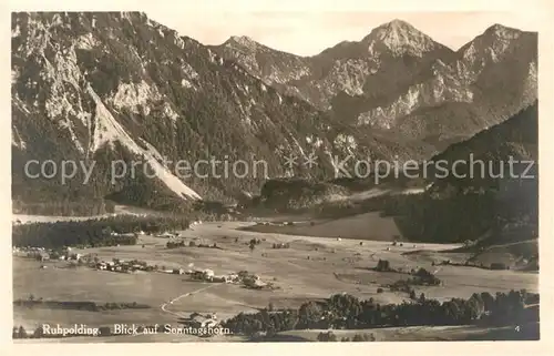 AK / Ansichtskarte Ruhpolding Sonntagshorn Kat. Ruhpolding