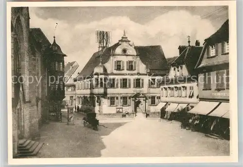 AK / Ansichtskarte Bad Bergzabern Marktplatz Kat. Bad Bergzabern