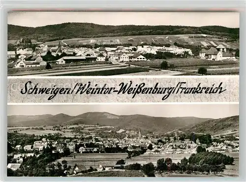 AK / Ansichtskarte Weissenburg Elsass mit Schweigen Panorama Kat. Wissembourg