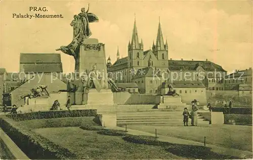 AK / Ansichtskarte Prag Prahy Prague Palacky Monument Kat. Praha