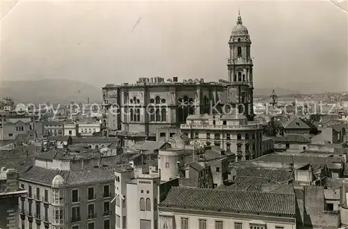 AK / Ansichtskarte Malaga Andalucia Catedral y vista parcial Kat. Malaga