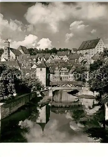 AK / Ansichtskarte Schwaebisch Hall Blick von der Mauerstrasse zur Michaelskirche und Kornhaus Kat. Schwaebisch Hall