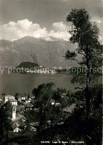 AK / Ansichtskarte Bellagio Lago di Como Panorama Comer See Alpen