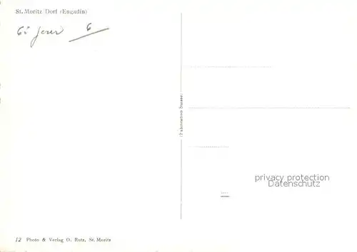 AK / Ansichtskarte St Moritz GR Blick ueber den Moritzersee Kat. St Moritz
