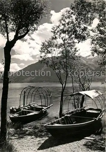 AK / Ansichtskarte Locarno Lago Maggiore Barche da pesca