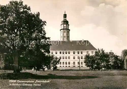 AK / Ansichtskarte Reinharz Duebener Heide FDGB Genesungsheim Freundschaft Kat. Bad Schmiedeberg