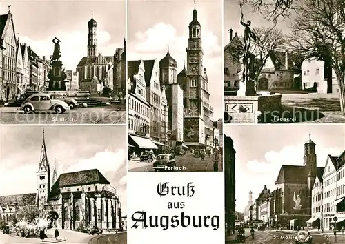 AK / Ansichtskarte Augsburg Perlach St. Moritz St. Ulrich Dom Kat. Augsburg