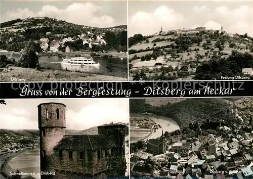 AK / Ansichtskarte Dilsberg Festung Dilsberg Schwalbennest  Kat. Neckargemuend