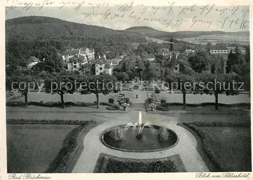 AK / Ansichtskarte Bad Brueckenau Blick vom Schlosshotel  Kat. Bad Brueckenau