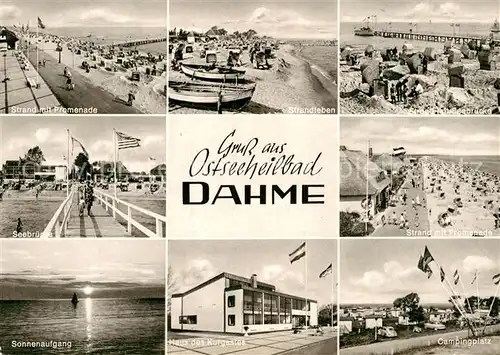 AK / Ansichtskarte Dahme Ostseebad Campingplatz Haus des Kurgastes  Kat. Dahme