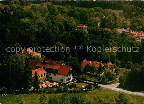 AK / Ansichtskarte Bad Salzhausen Fliegeraufnahme Kurhotel Tannenhof Kat. Nidda