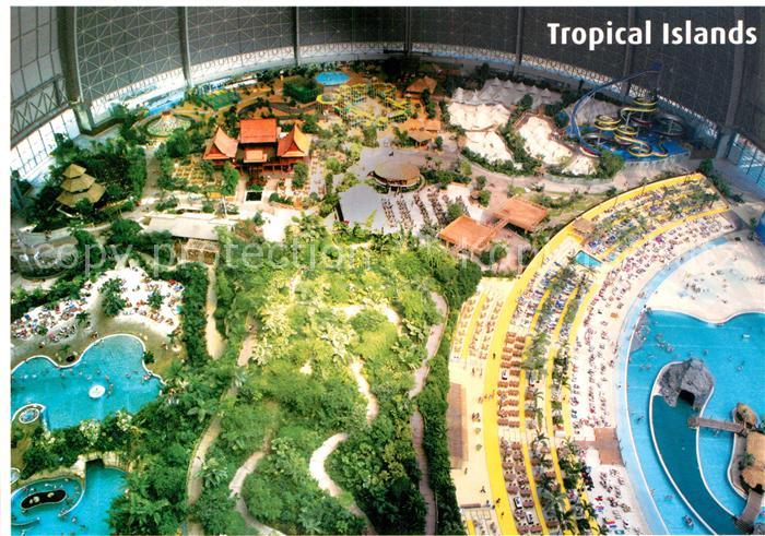 AK / Ansichtskarte Krausnick Gross Wasserburg Tropical Islnad Kat