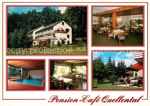 AK / Ansichtskarte Randringhausen Bad Buende Pension Cafe Quellental Kat. Buende