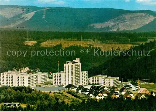 AK / Ansichtskarte Altenau Harz Fliegeraufnahme Ferienpark Glockenberg Kat. Altenau