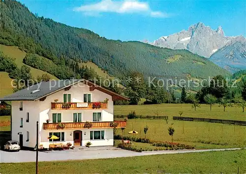 AK / Ansichtskarte Eben Pongau Pension Haus Dachstein Kat. Eben im Pongau