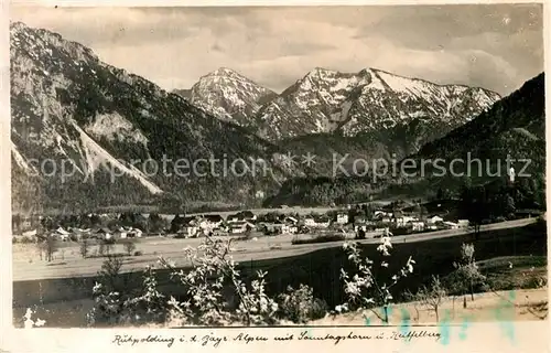 AK / Ansichtskarte Ruhpolding Sonntagshorn  Kat. Ruhpolding