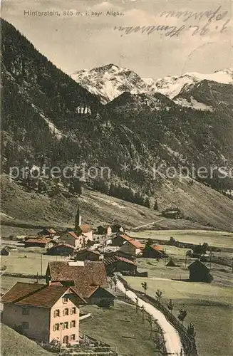 AK / Ansichtskarte Hinterstein Bad Hindelang Teilansicht 