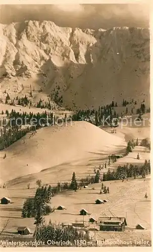 AK / Ansichtskarte Oberjoch Hochpasshaus Iseler Kat. Bad Hindelang