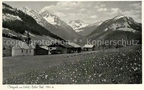 AK / Ansichtskarte Oberjoch A.H.Pass Kapelle Kat. Bad Hindelang