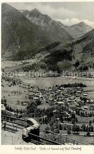 AK / Ansichtskarte Oberjoch Blick auf den A.H.Pass und Kanzel Kat. Bad Hindelang