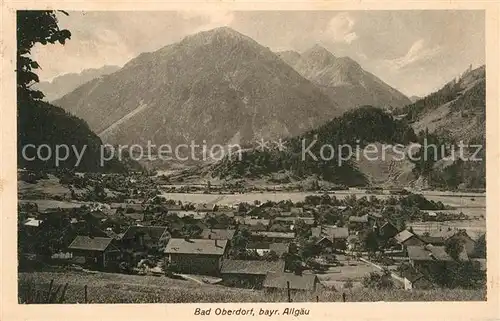 AK / Ansichtskarte Bad Oberdorf Panorama  Kat. Bad Hindelang