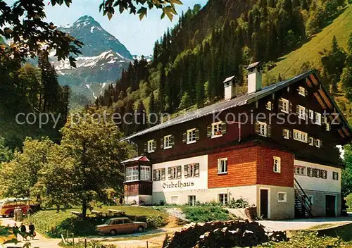 AK / Ansichtskarte Hinterstein Bad Hindelang Giebelhaus