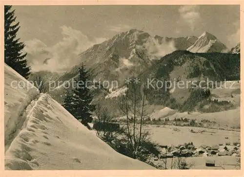 AK / Ansichtskarte Hindelang Breitenberg Rotspitze Kat. Bad Hindelang