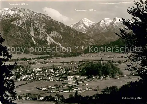 AK / Ansichtskarte Ruhpolding Rauschberg Sonntagshorn  Kat. Ruhpolding