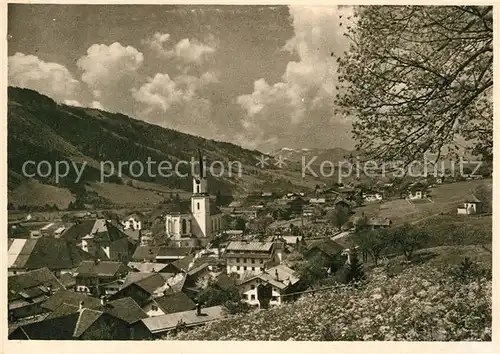 AK / Ansichtskarte Hindelang Blick vom Kalvarienberg Kat. Bad Hindelang