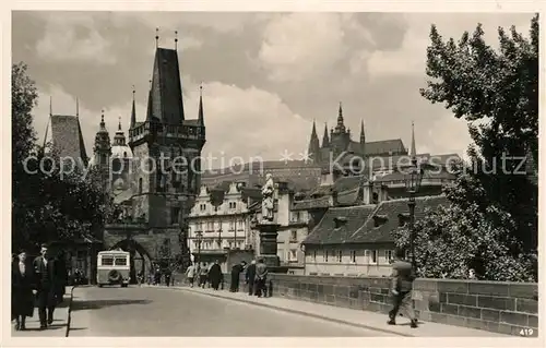 AK / Ansichtskarte Prag Prahy Prague Die Burg Kat. Praha