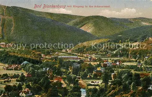 AK / Ansichtskarte Bad Blankenburg Panorama Kat. Bad Blankenburg