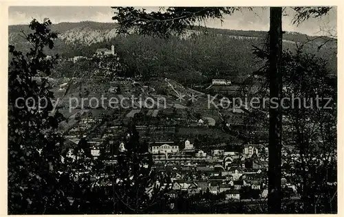 AK / Ansichtskarte Bad Blankenburg Burg Greifenstein mit Waldhaus Tanneck Kat. Bad Blankenburg