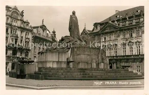 AK / Ansichtskarte Prag Prahy Prague Husuv pomnik Kat. Praha