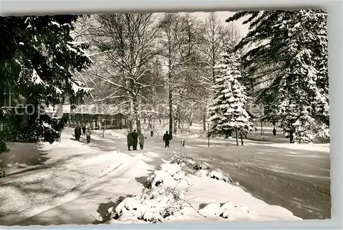 AK / Ansichtskarte Orb Bad Kurpark Winter Kat. Bad Orb