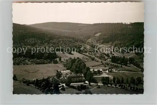 AK / Ansichtskarte Orb Bad Fliegeraufnahme Sanatorium Kat. Bad Orb