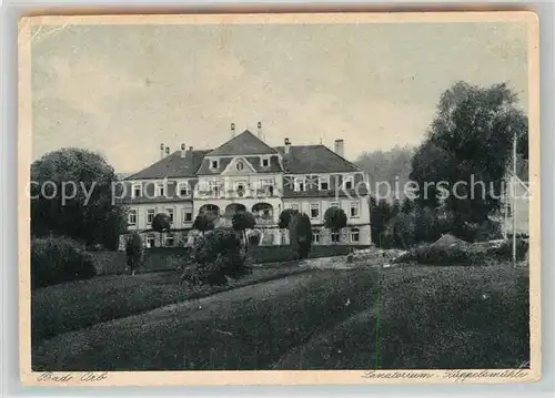 AK / Ansichtskarte Orb Bad Sanatorium Kueppelsmuehle Kat. Bad Orb