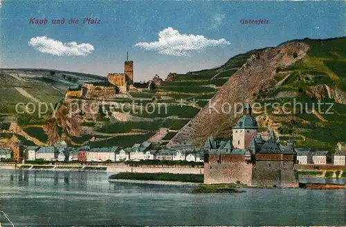 AK / Ansichtskarte Bingen Rhein Kaub Pfalz Gutenfels Kat. Bingen am Rhein