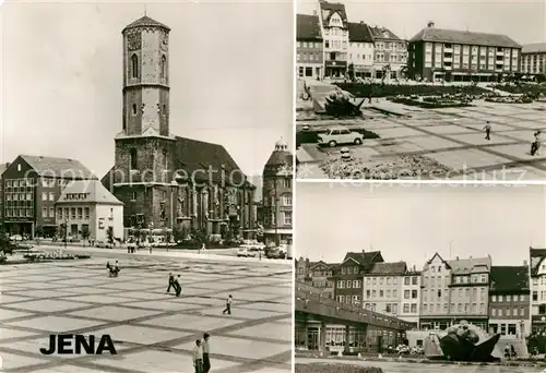 AK / Ansichtskarte Jena Thueringen Platz der Kosmonauten Stadtkirche