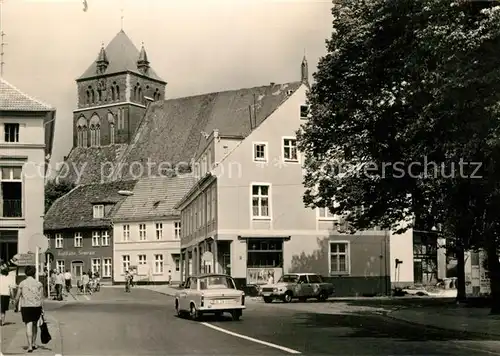 AK / Ansichtskarte Greifswald Strasse der Freundschaft Kirche