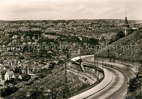 AK / Ansichtskarte Stuttgart Blick von der neuen Weinsteige Kat. Stuttgart