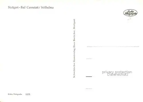 AK / Ansichtskarte Bad Cannstatt Wilhelma Zoo Kat. Stuttgart