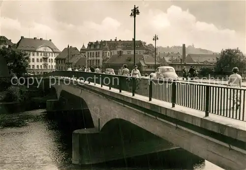 AK / Ansichtskarte Weissenfels Saale Bruecke des Friedens Kat. Weissenfels