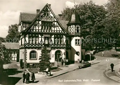 AK / Ansichtskarte Bad Liebenstein Postamt Fachwerkhaus Kat. Bad Liebenstein