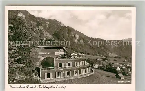 AK / Ansichtskarte Hindelang Terrassenhotel Alpenhof Kat. Bad Hindelang