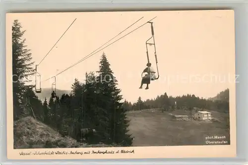 AK / Ansichtskarte Oberstaufen Sessel Schwebelift Steibis Imberg Kat. Oberstaufen