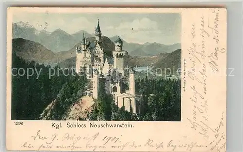 AK / Ansichtskarte Hohenschwangau Schloss Neuschwanstein  Kat. Schwangau