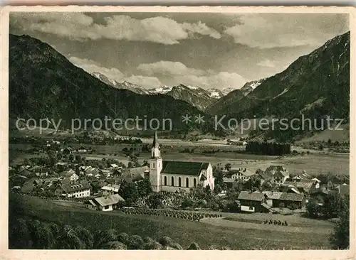 AK / Ansichtskarte Hindelang Kirche Hintersteintal Kat. Bad Hindelang