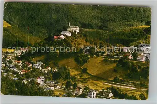 AK / Ansichtskarte Schwarzburg Thueringer Wald Panorama vom Trippstein mit Schloss Kat. Schwarzburg