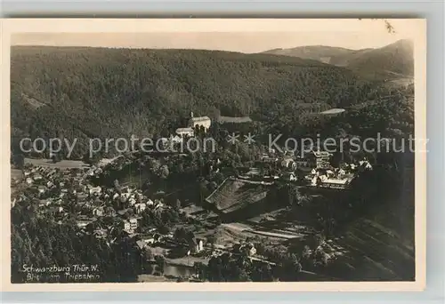 AK / Ansichtskarte Schwarzburg Thueringer Wald Blick vom Trippstein Kat. Schwarzburg