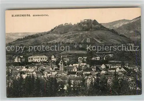 AK / Ansichtskarte Bad Blankenburg mit Ruine Greifenstein Kat. Bad Blankenburg